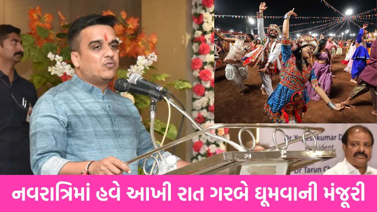 harsh sanghvi people play garba all night