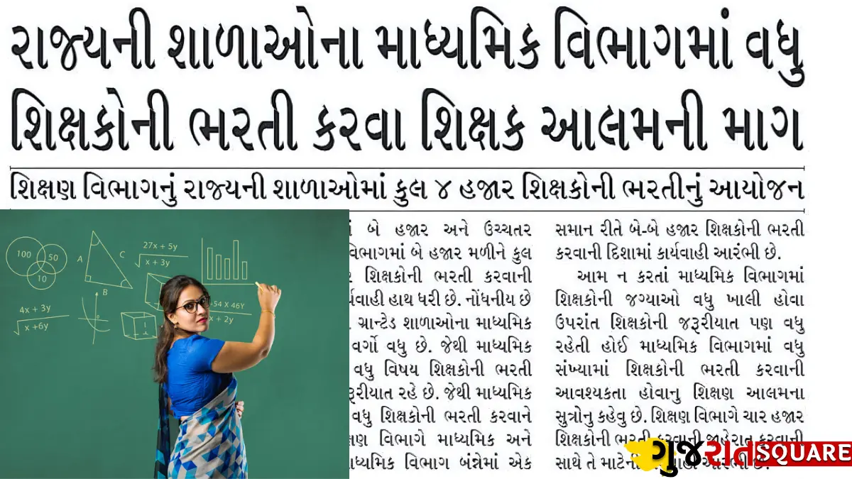 gujarat teacher bharti 2024