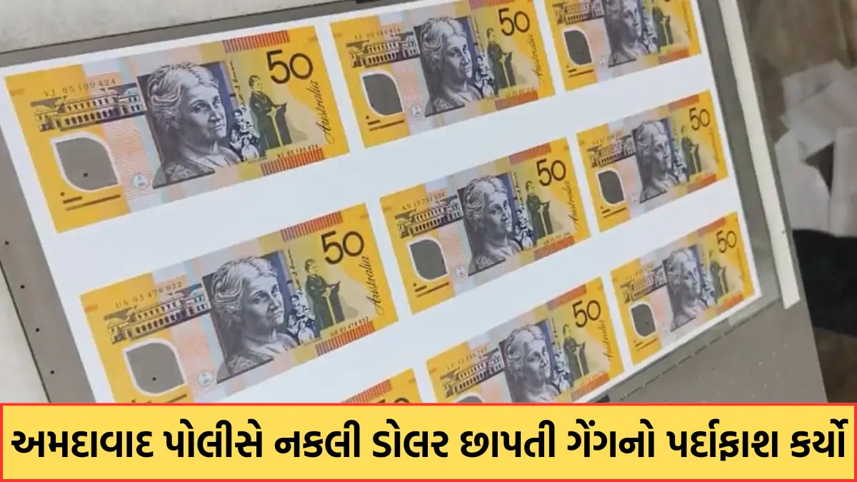 Ahmedabad Fake Dollar