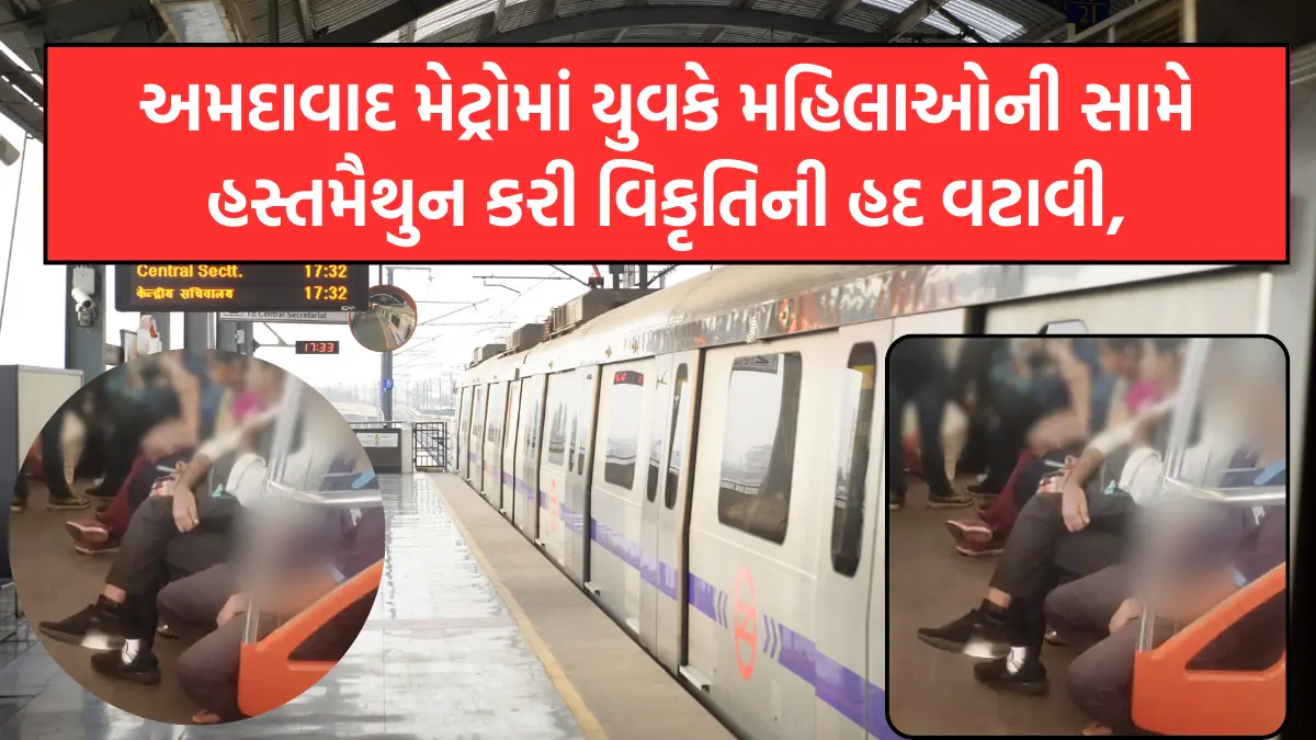 Young man masturbated in front of woman in Ahmedabad Metro