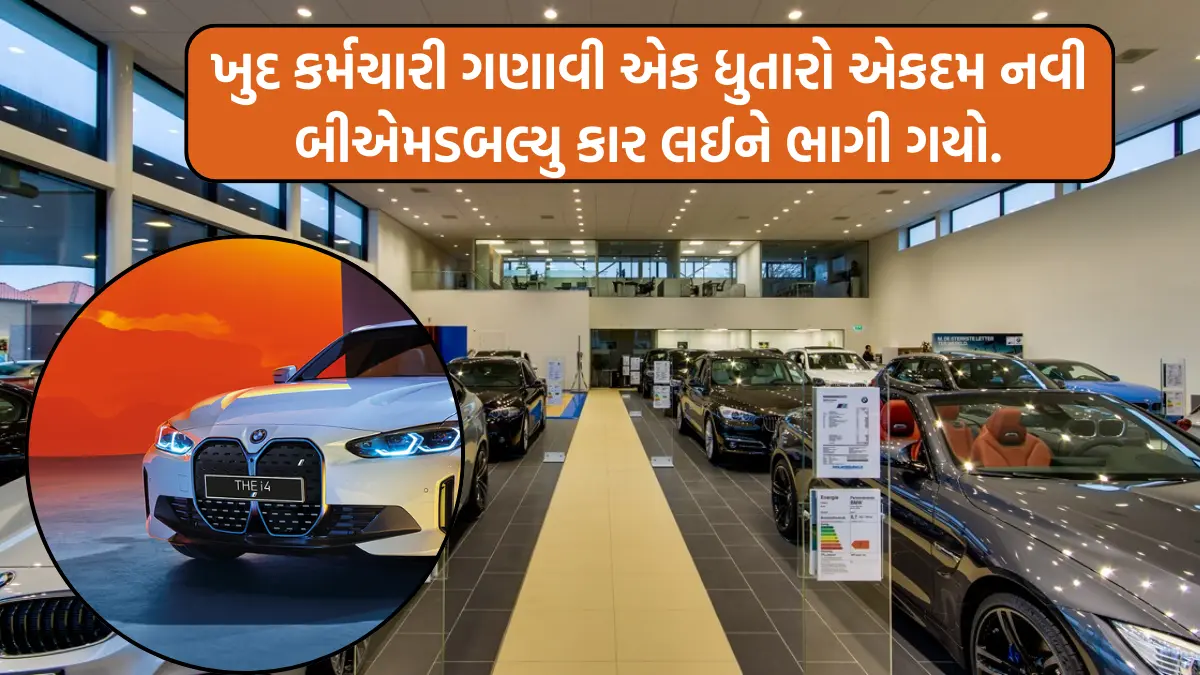 Ahmedabad SG highway new BMW car steal
