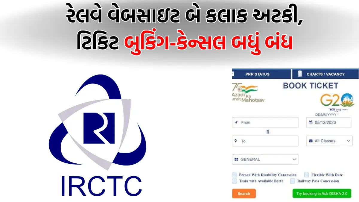 IRCTC website Down