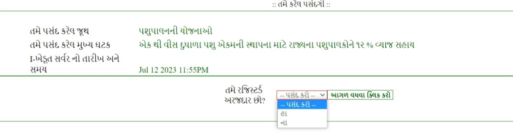 12 dudhala pashu yojana gujarat