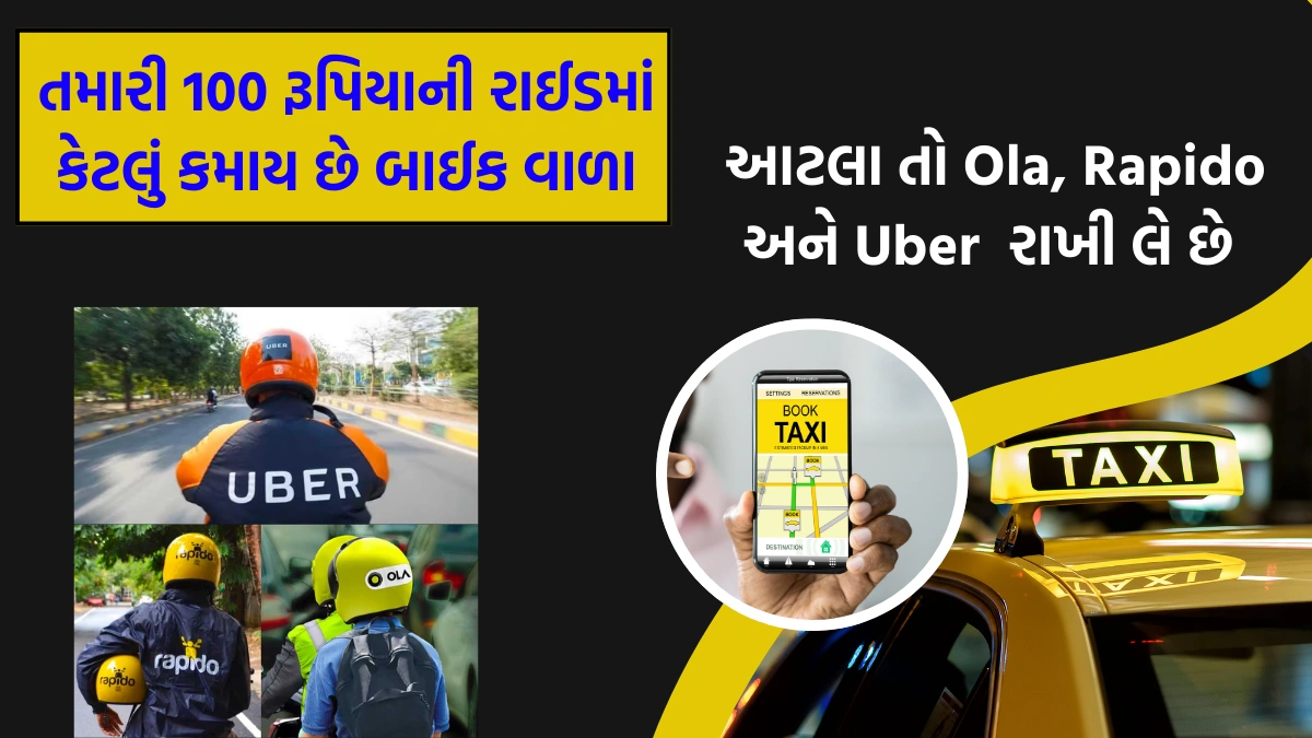 Rapido ola and uber bike taxi drivers earn