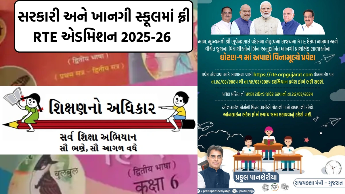 Gujarat RTE Admission 2025 26