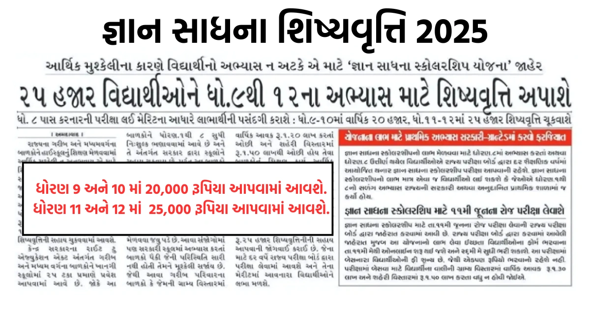 Gyan Sadhana Yojana Gujarat