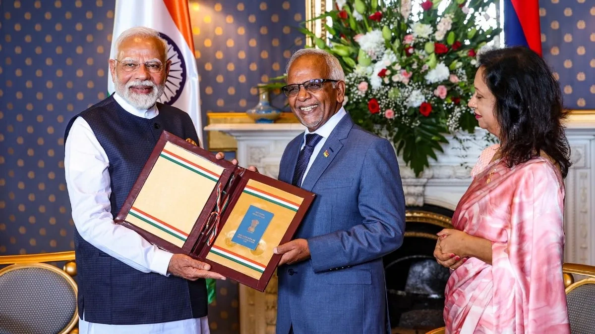Mauritius gave biggest honor to PM Modi