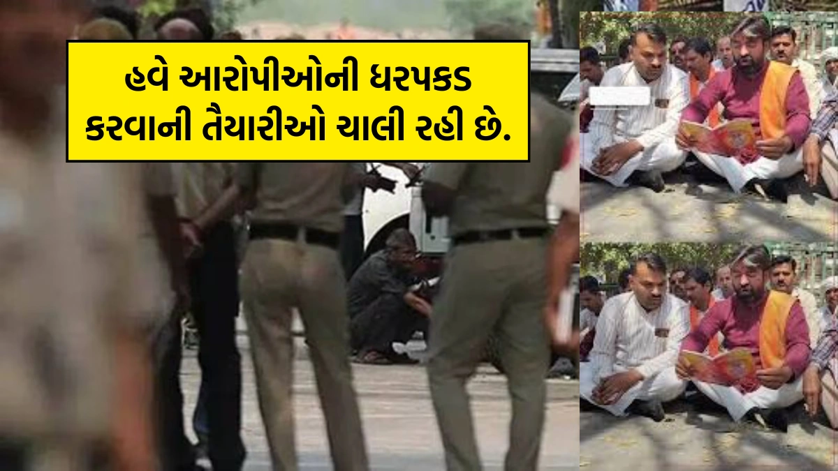 hanuman chalisa recited in front of masjid