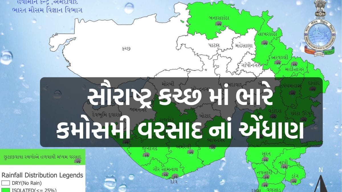 વરસાદની આગાહી