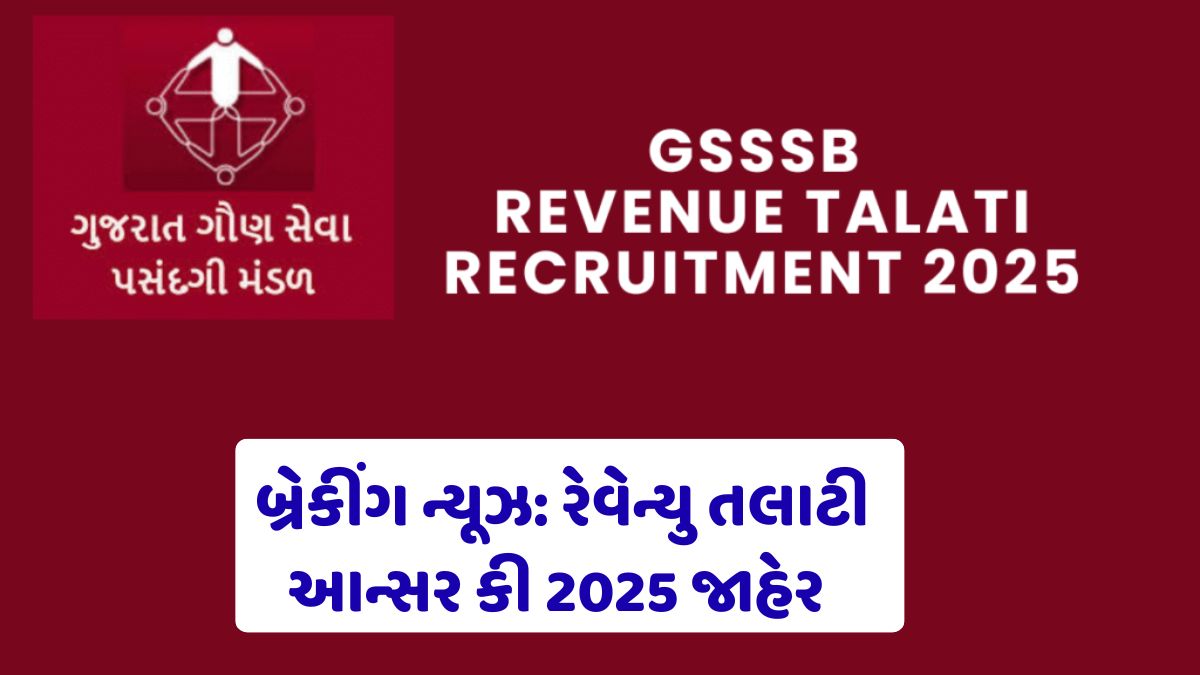 revenue talati bharti 2025