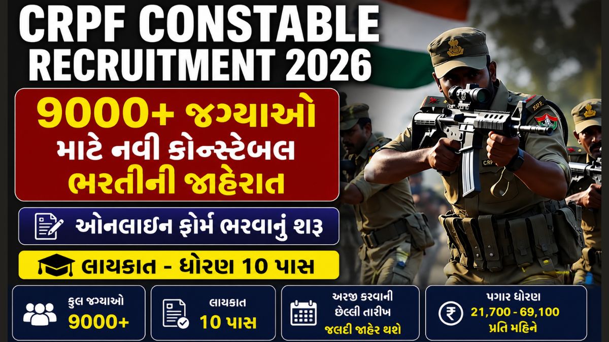 CRPF Constable Tradesman Recruitment 2026
