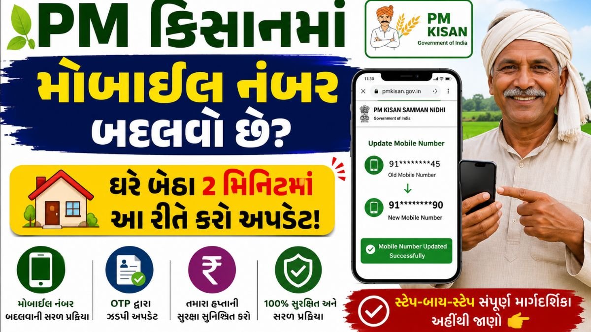 PM Kisan Mobile Number Update 2026